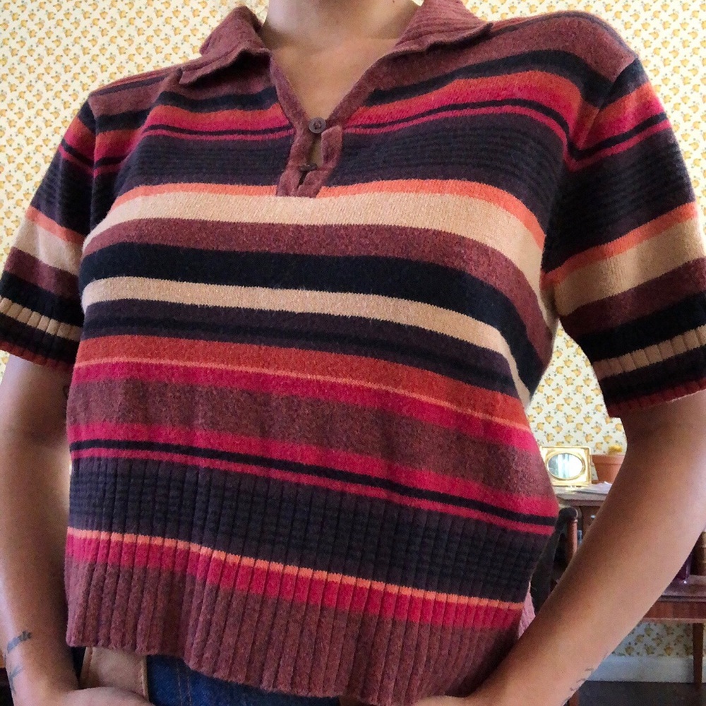 80s Vintage fun striped long sleeve! Unisex